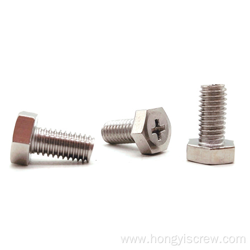 Buy Hex head machine screws with phillips drive